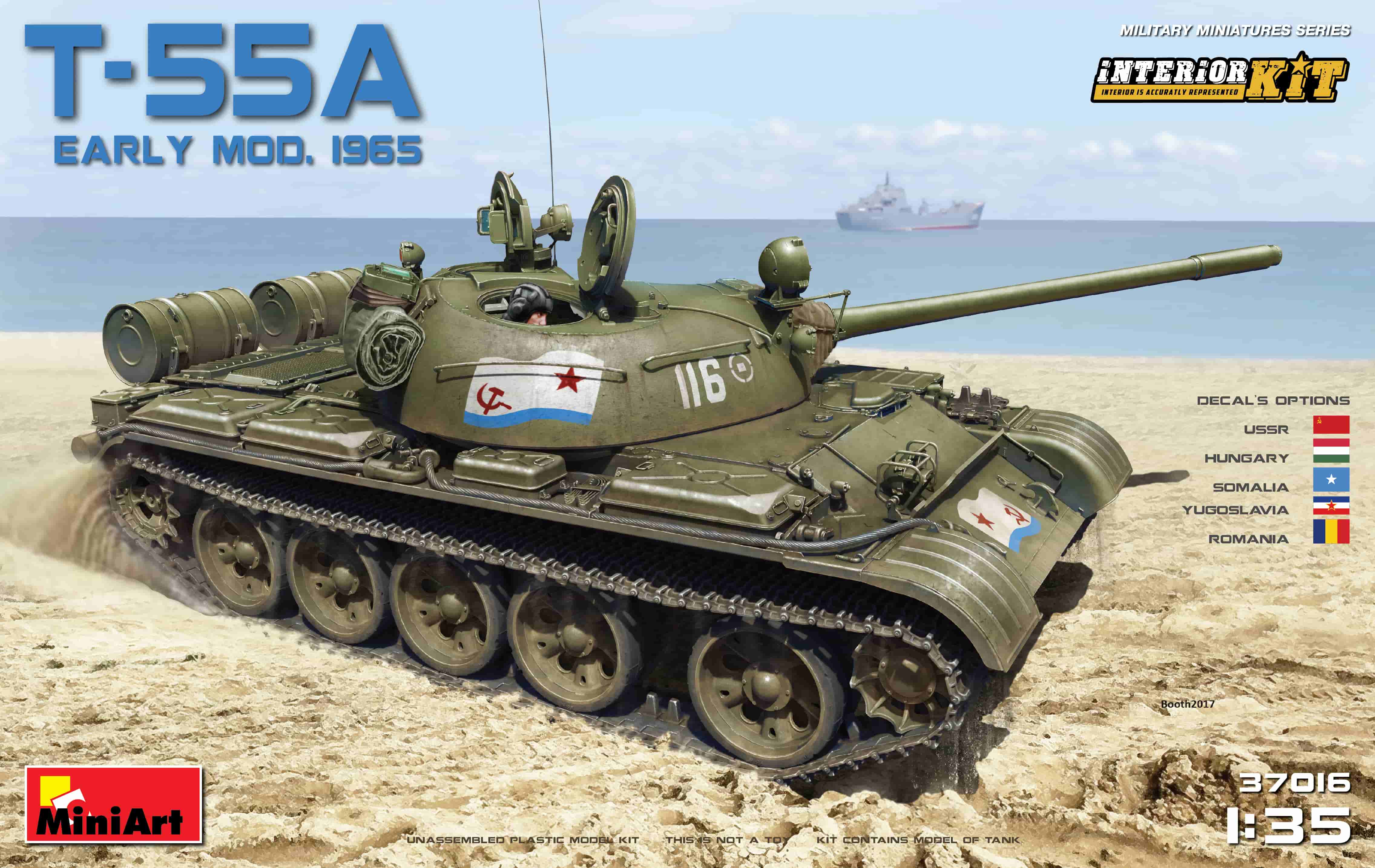 MA37016 - T-55A EARLY MOD. 1965 INTERIOR KIT