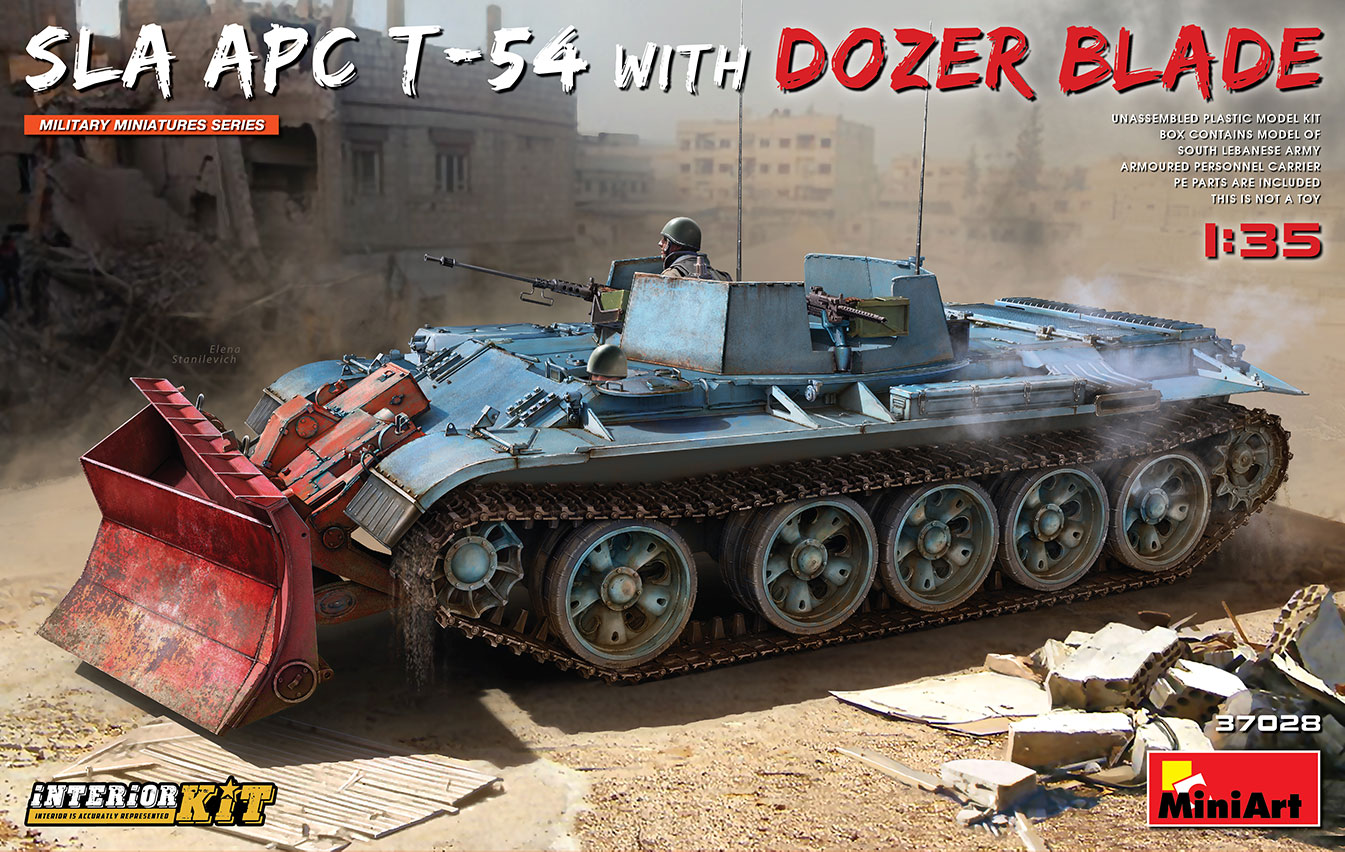 MA37028 - SLA APC T-54 w/Dozer Blade. Interior Kit