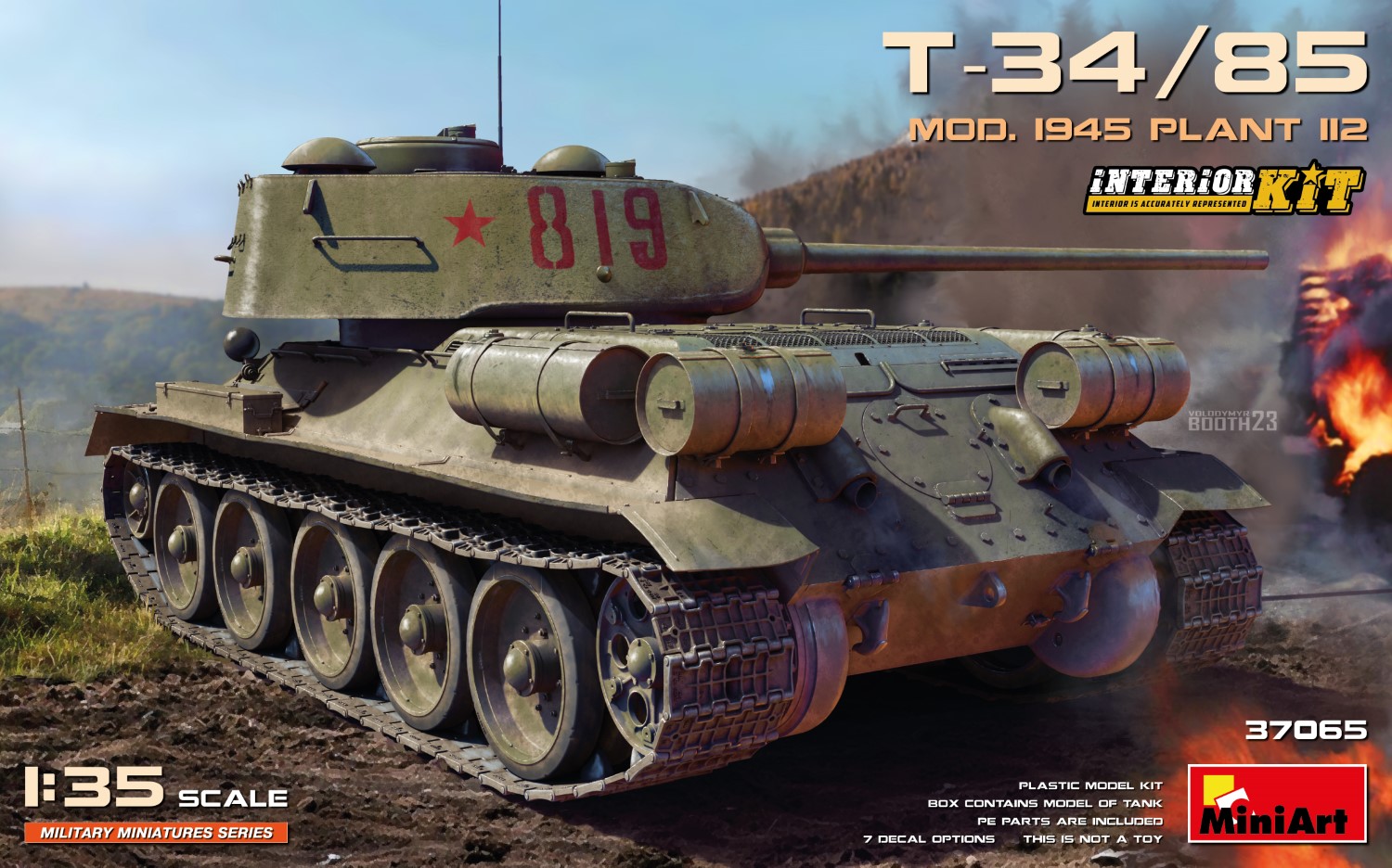 MA37065 - T-34-85 Mod. 1945. Plant 112. Interior Kit