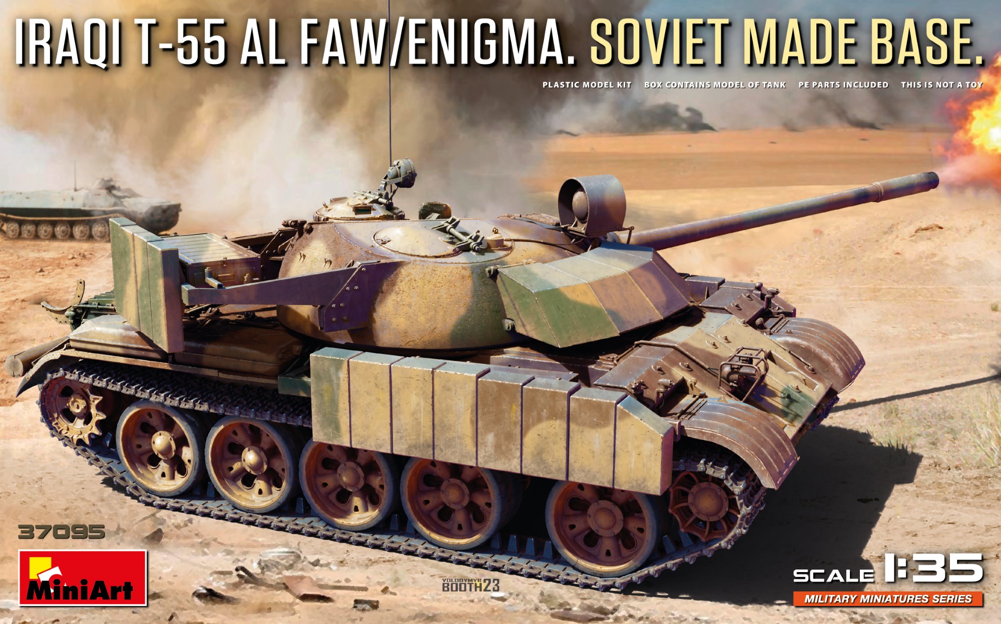 MA37095 - Iraqi T-55 Al Faw/Enigma. Soviet Made Base