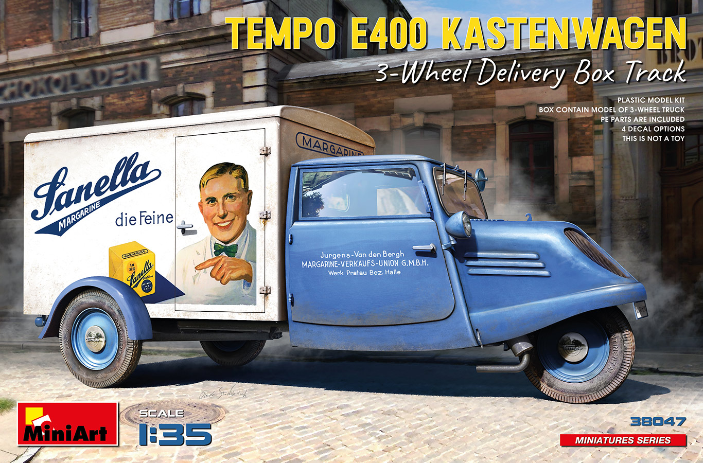 MA38047 - TEMPO E400 KASTENWAGEN 3-WHEEL DELIVERY BOX TRACK