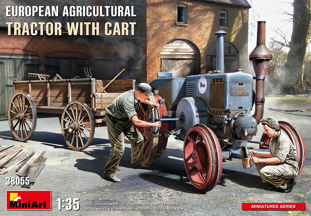 MA38055 - European  Agricultural Tractor with