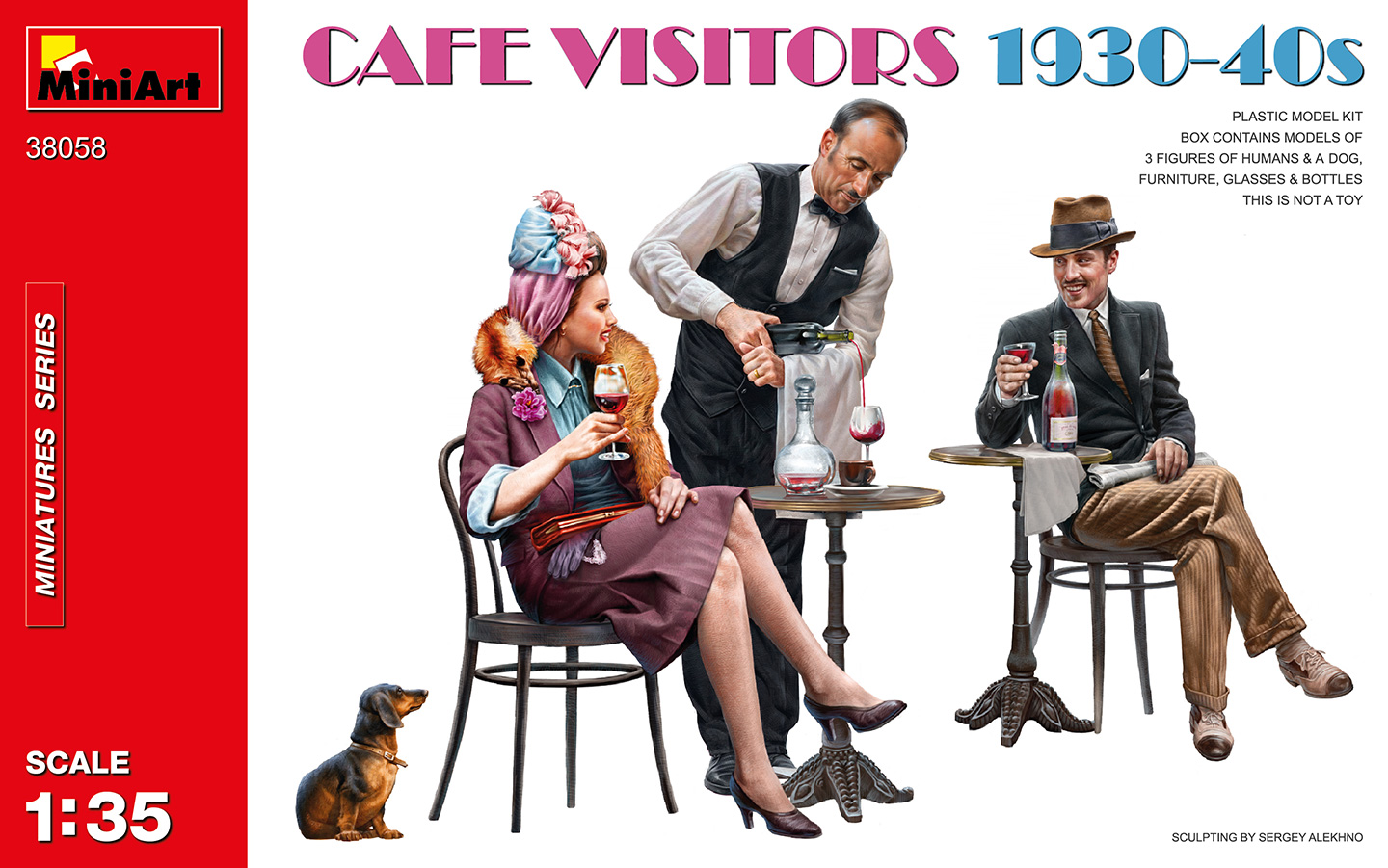 MA38058 - Cafe Visitors 1930-40s