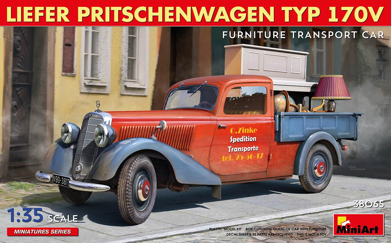 MA38065 - Liefer Pritschenwagen Typ 170V Furniture Transport Car