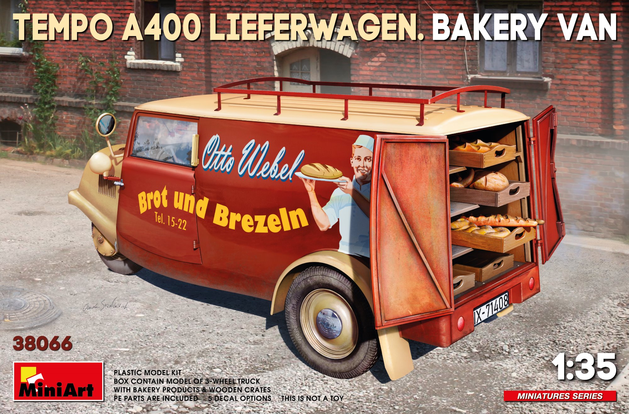 MA38066 - Tempo A400 Lieferwagen. Bakery Van