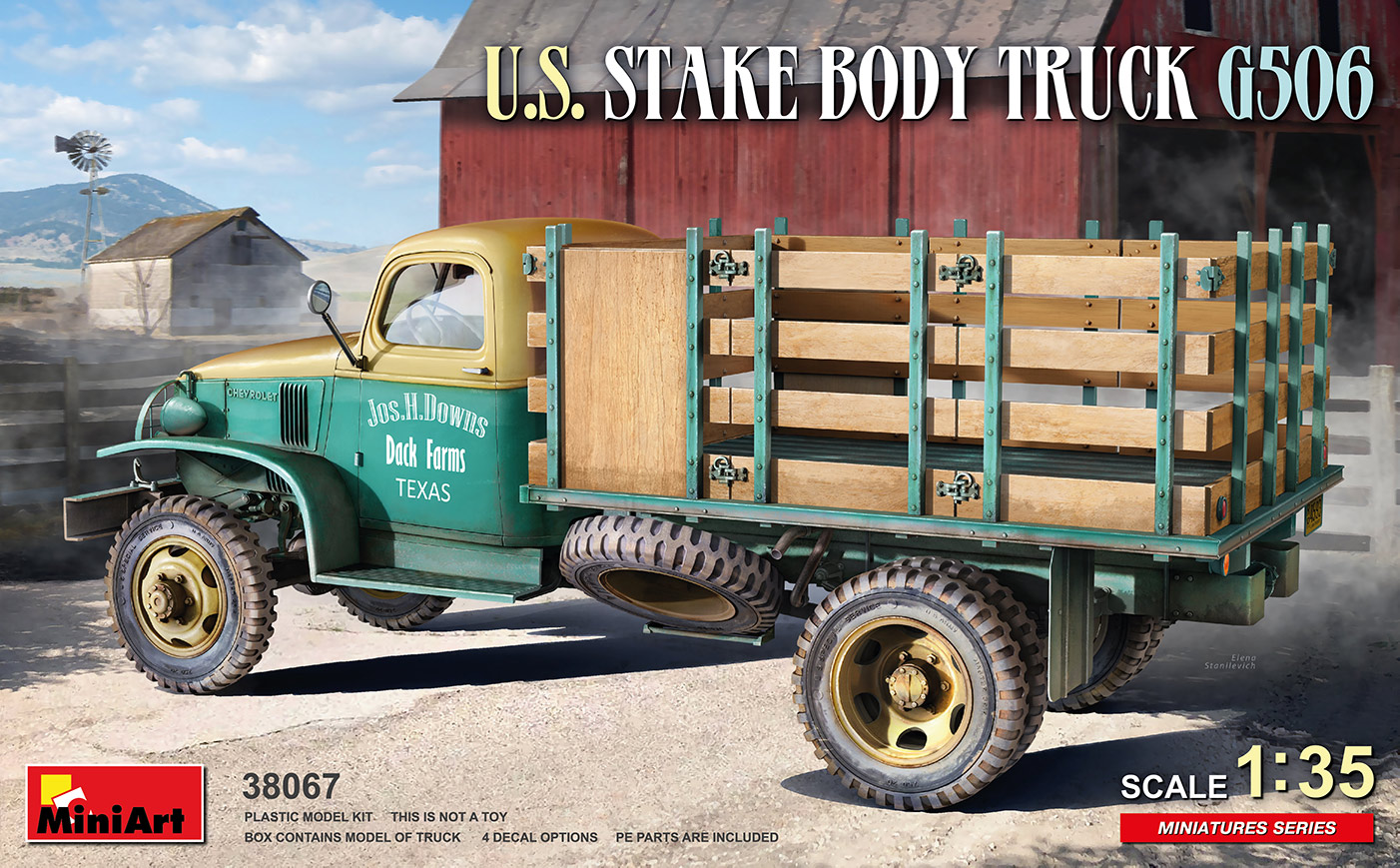MA38067 - U.S. Stake Body Truck G506