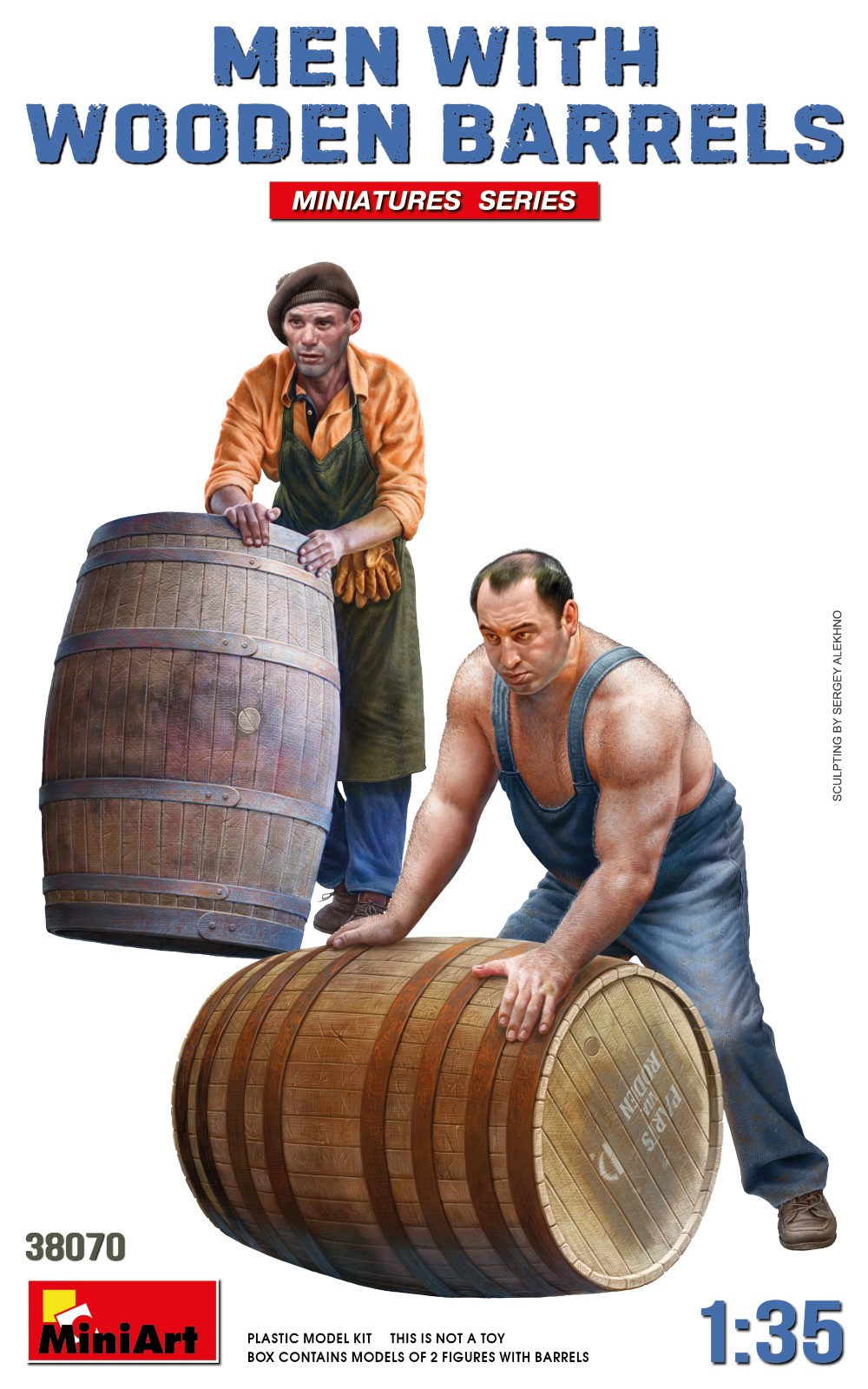 MA38070 - Men with Wooden Barrels