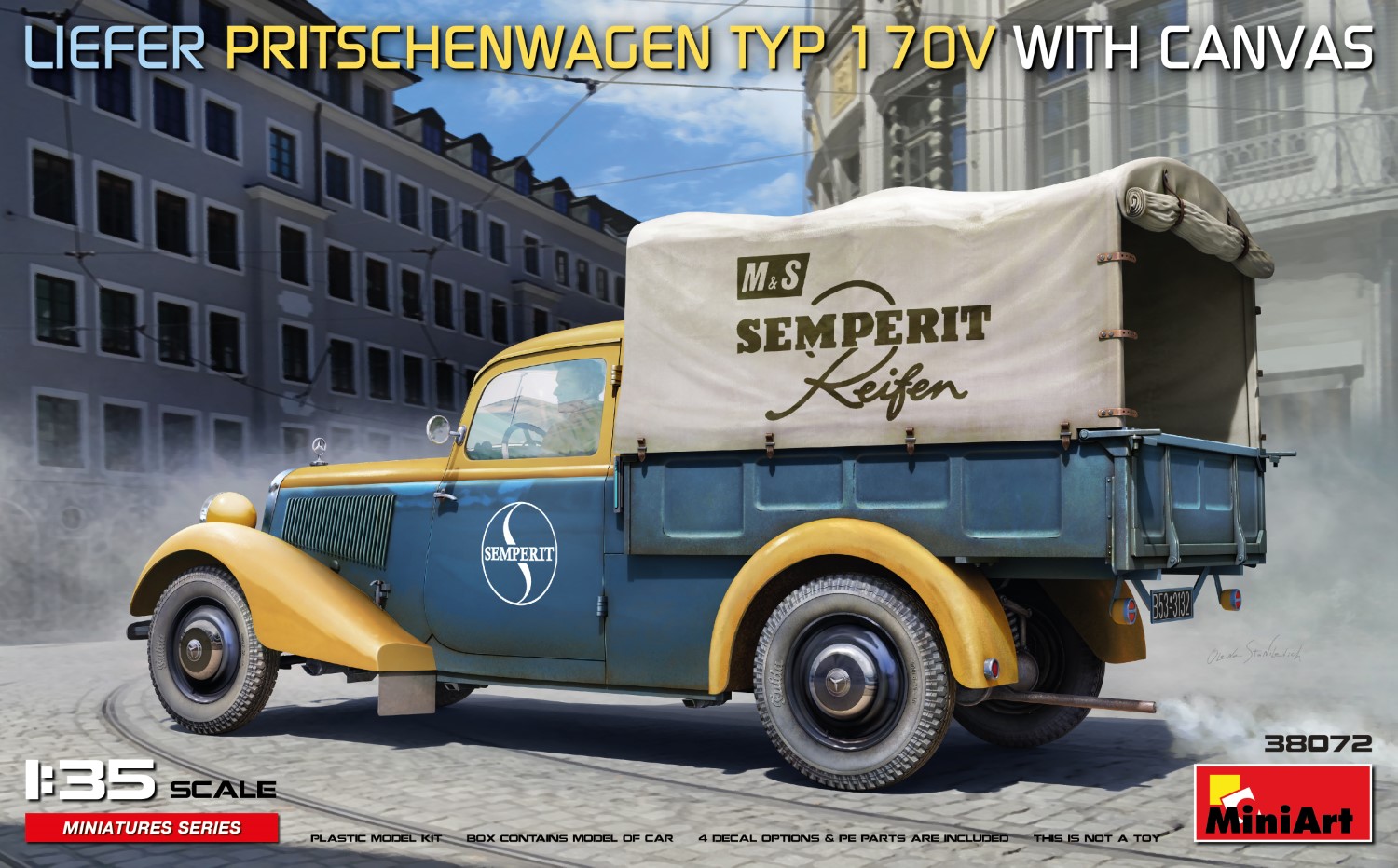 MA38072 - Liefer Pritschenwagen Typ 170V with Canvas