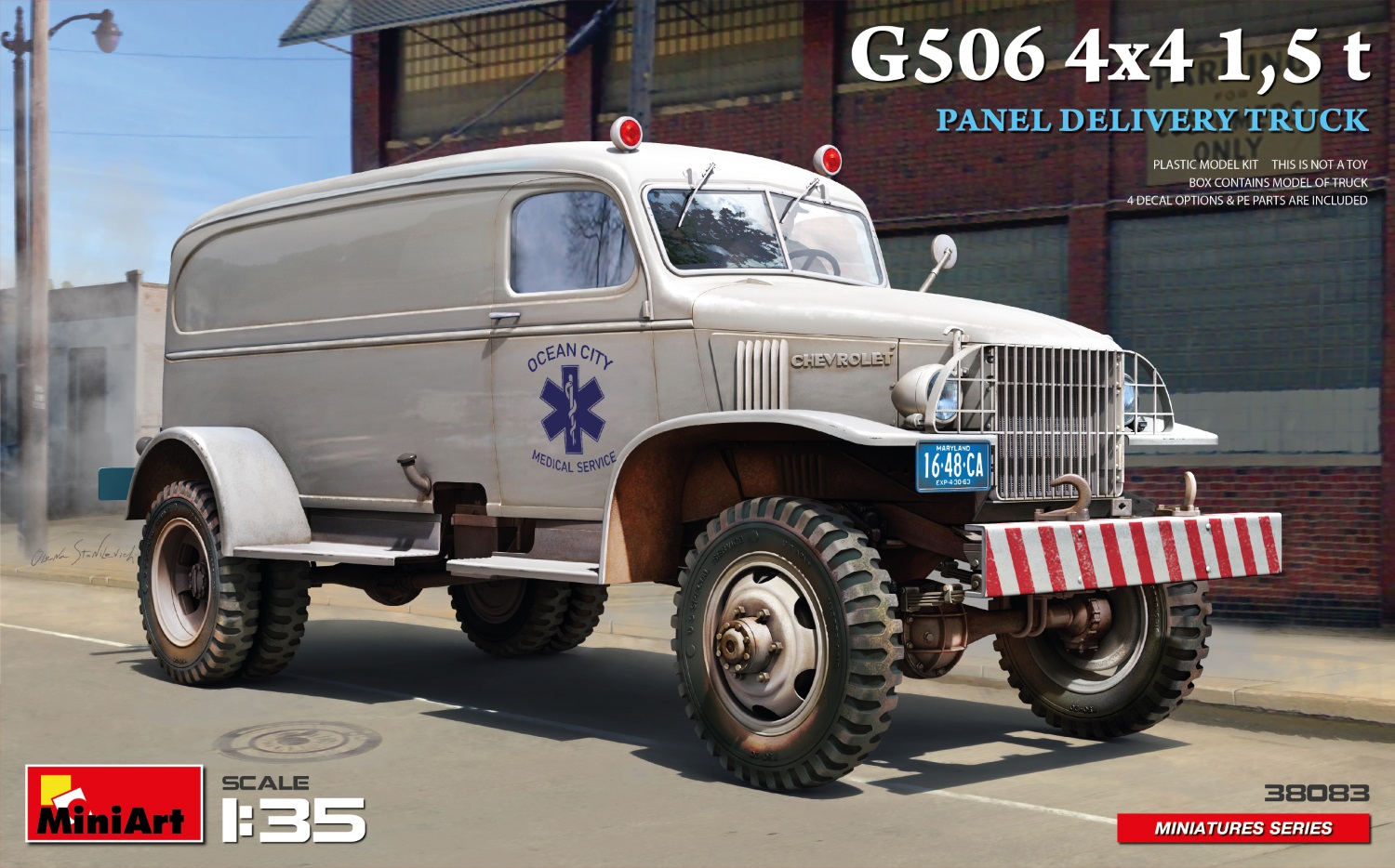 MA38083 - G506 4x4 1,5 t Panel Delivery Truck