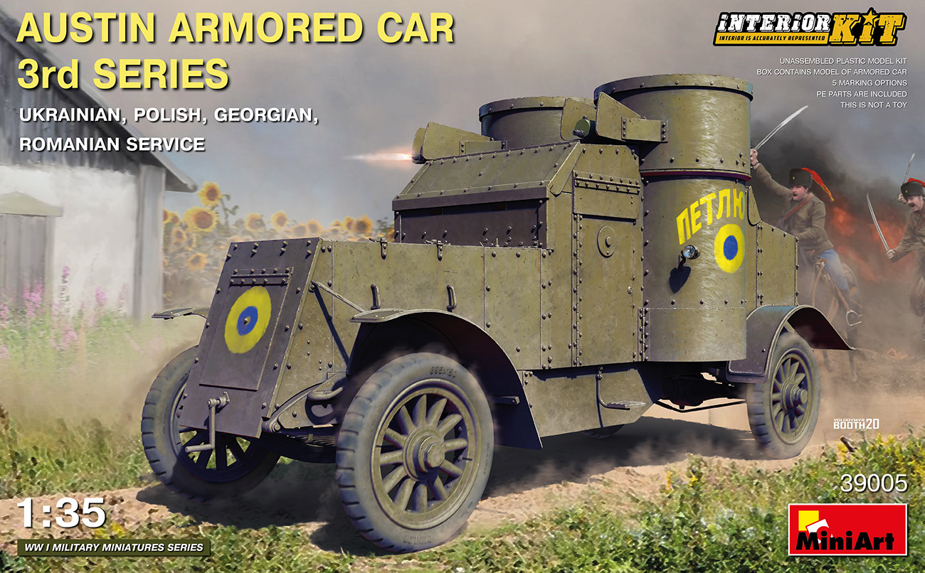 MA39005 - AUSTIN ARMORED CAR 3rd SERIES, INTERIOR KIT