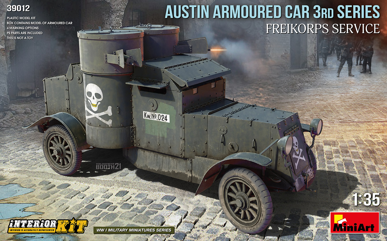 MA39012 - Austin Armoured Car 3rd Series Freikorps Service Interior Kit