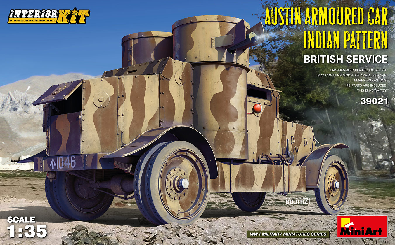 MA39021 - AUSTIN ARMOUR. CAR INDIAN PATTERN BRITISH SERVICE INTER. KIT