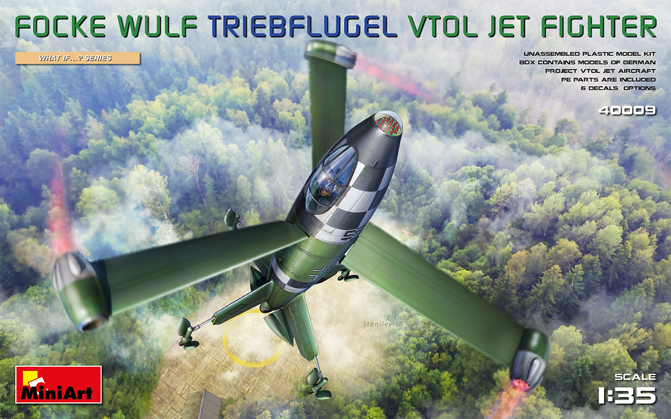 MA40009 - Focke Wulf Triebflugel (VTOL) Jet Fighter