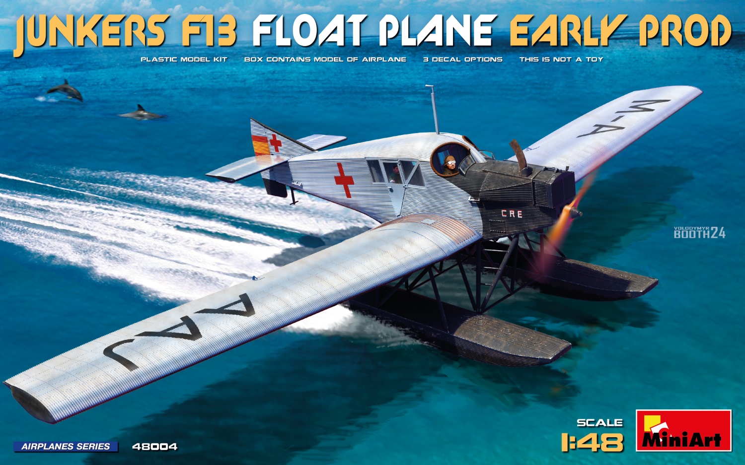 MA48004 - Junkers F13 Float Plane. Early Prod