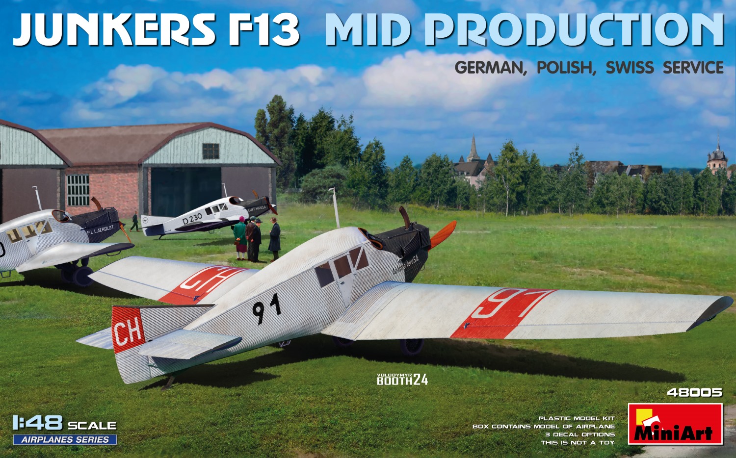 MA48005 - Junkers F13. Mid Prod. German, Polish, Swiss Service