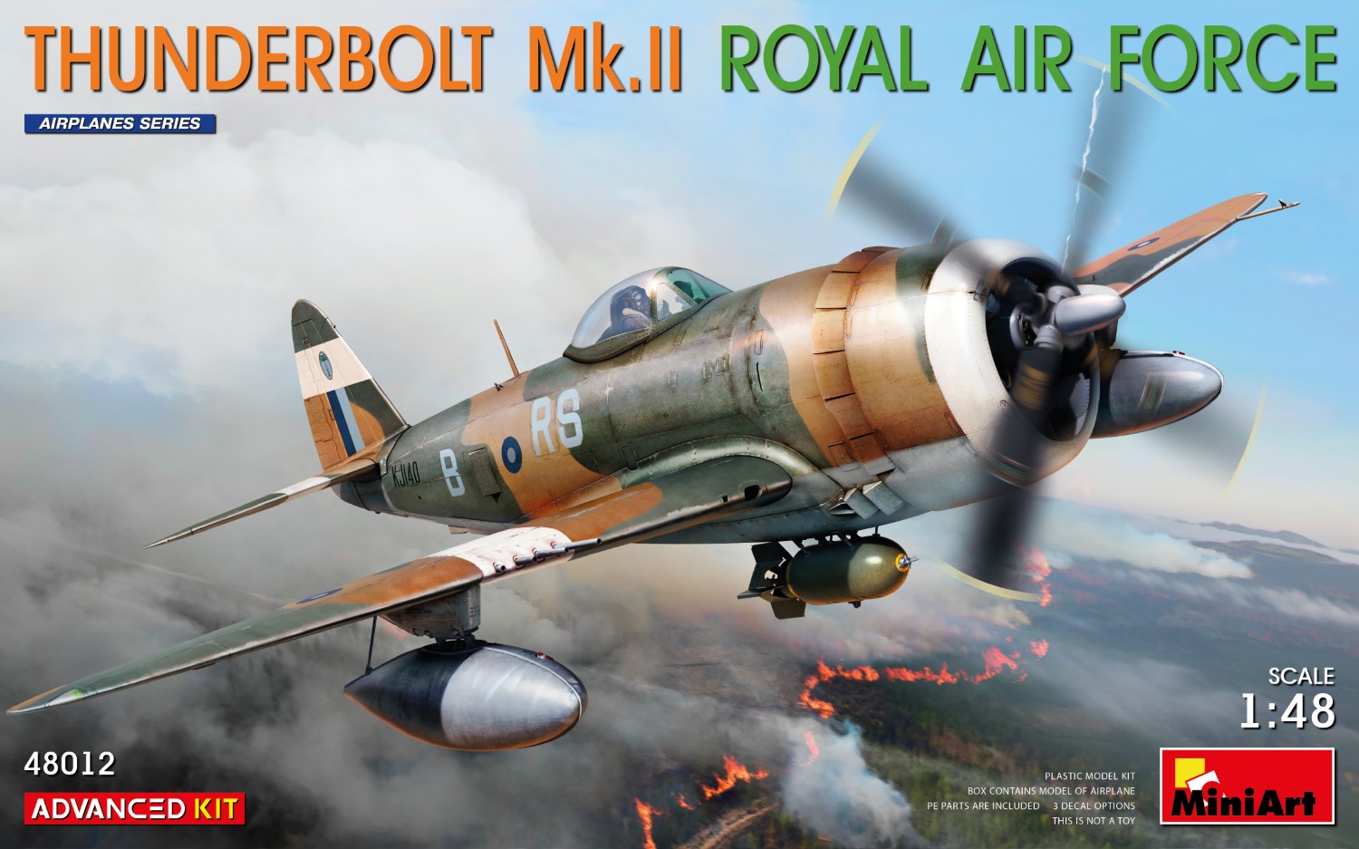 MA48012 - THUNDERBOLT Mk.II. ROYAL AIR FORCE. ADVANCED KIT