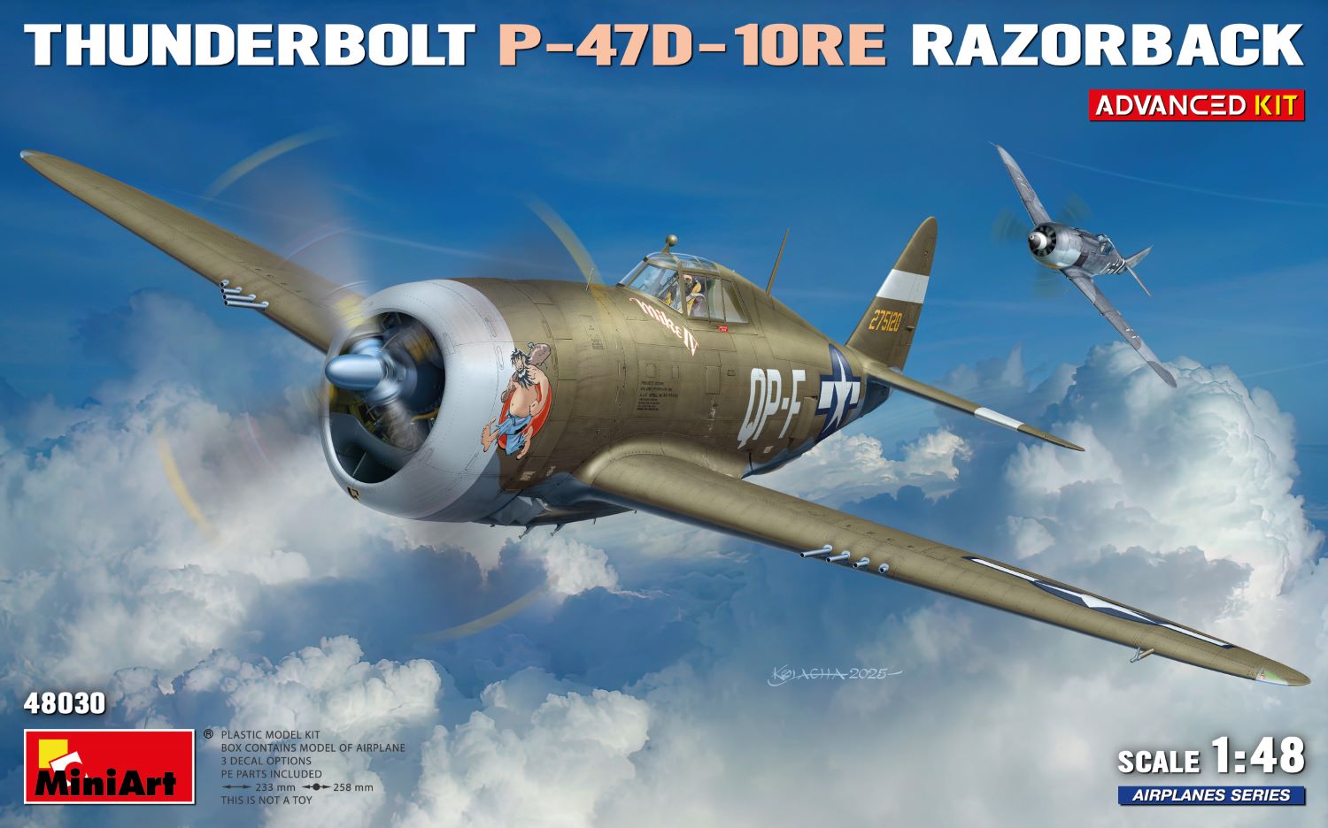MA48030 - Thunderbolt P-47D-10RE Razorback. Advanced Kit