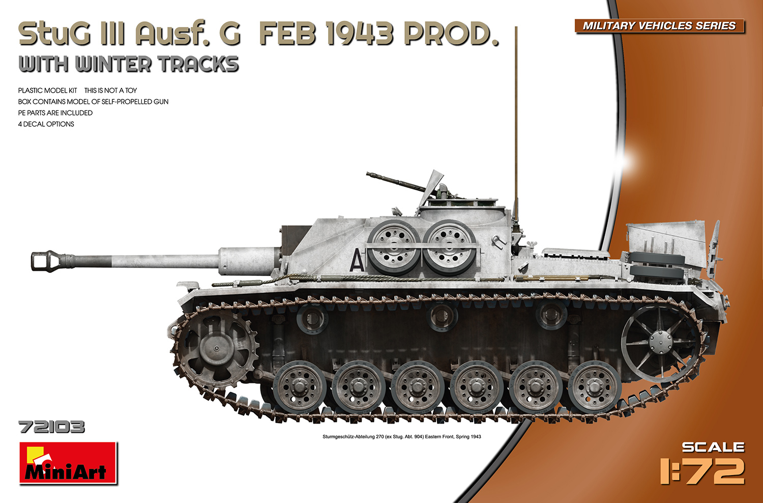 MA72103 - StuG III Ausf. G  Feb 1943 Prod w/Winter Tracks