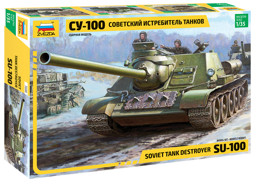 ZS3688 - Soviet S.P.Gun SU-100 (new molds)